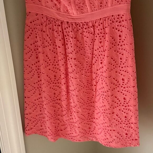 Rebecca Taylor Strapless Eyelet Silk Mini Dress – NWT, Size 6 - Picture 5 of 10
